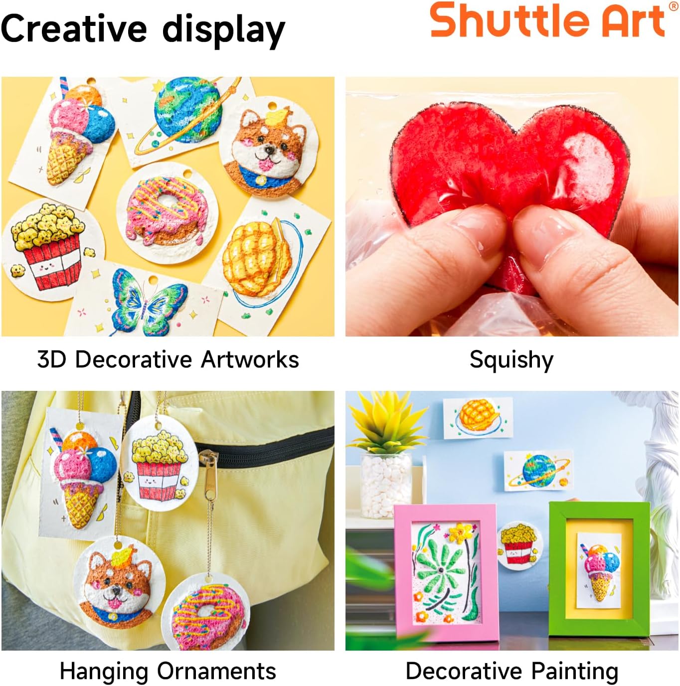 Detalle de Shuttle Art Magic 3D texture kit 44 pcs