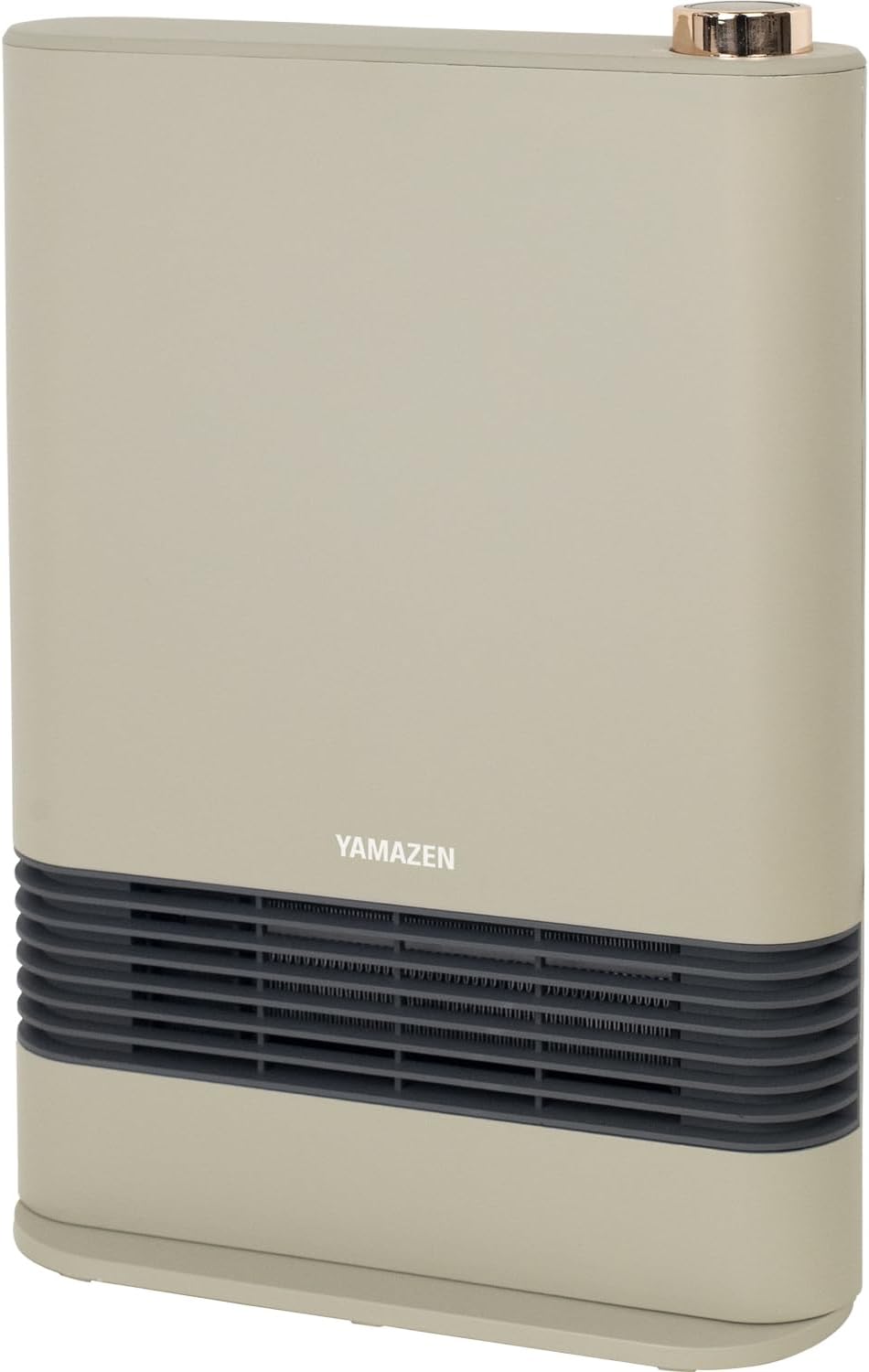 Detalle de 山善 HF-L122(G) セラミックファンヒーター 1200W・2段階出力切替・転倒オフ