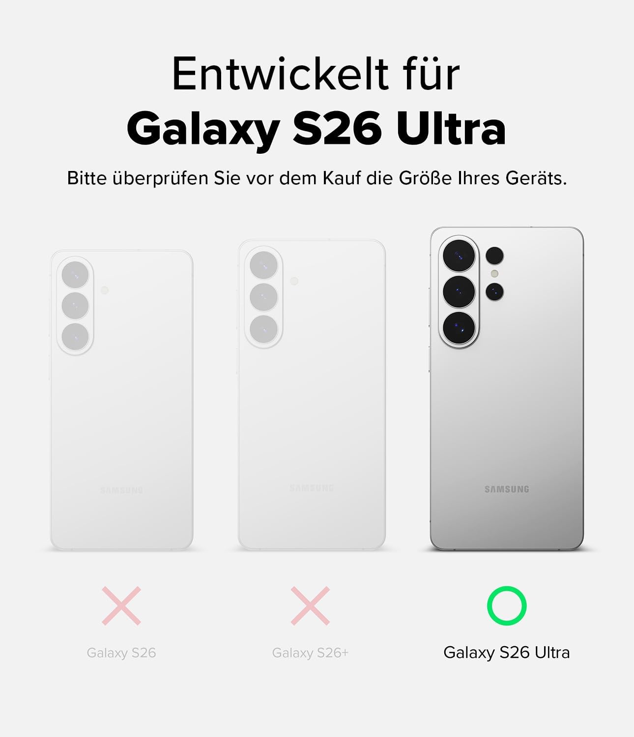 Detalle de Ringke Fusion Magnetic Hülle für Samsung Galaxy S26 Ultra – transparent, MagSafe-kompatibel
