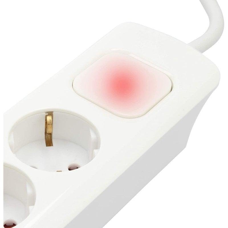 Detalle 2 de tm-electron Regleta 6 tomas 2 USB 5V