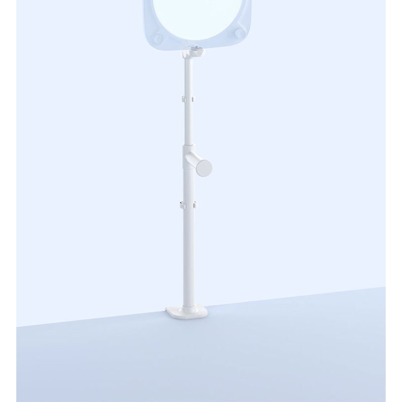 Detalle de Clamp for Key Light Neo de Corsair: soporte compacto en color blanco