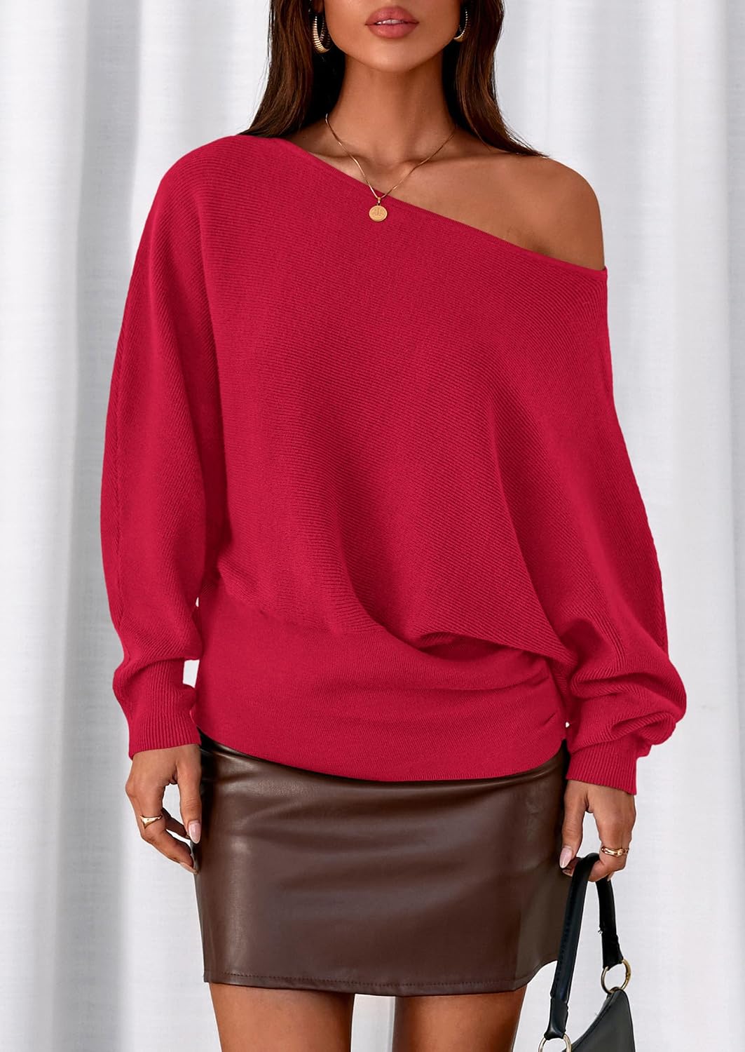 Thumbnail 6 de PRETTYGARDEN Off The Shoulder Sweater S-XXL