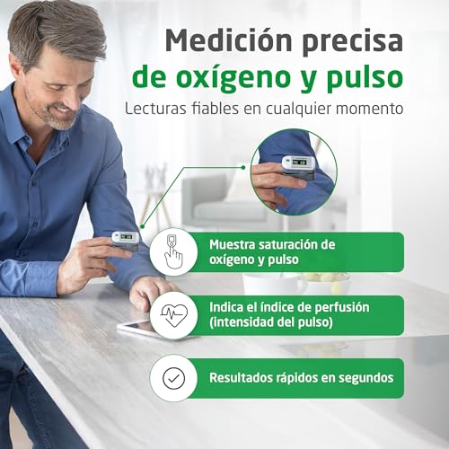 Detalle de Medisana PM 100: oxímetro de pulso y saturación de oxígeno en sangre