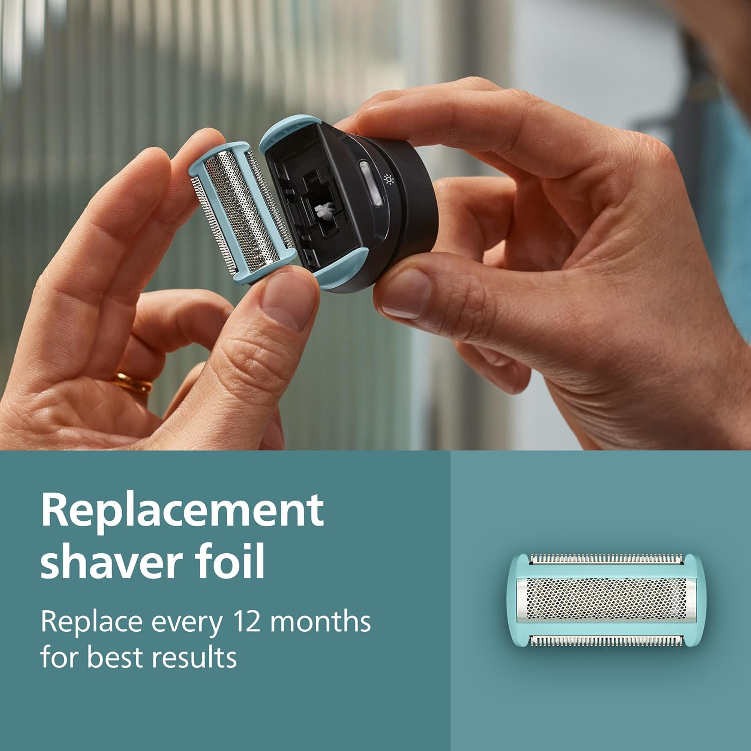 Thumbnail 6 de Philips Norelco Body Groomer 9000 Series BG9485/50 with UV Sanitizer Cube, wet/dry body trimmer & back attachment