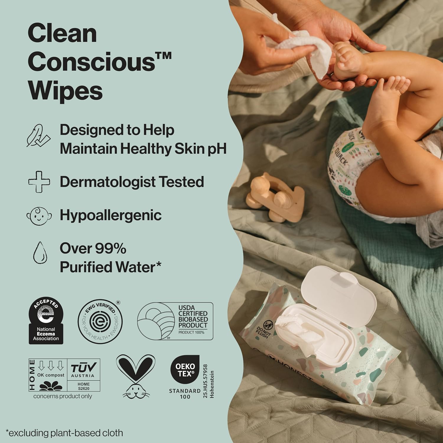 Detalle de Baby Wipes for Sensitive Skin 576 Count
