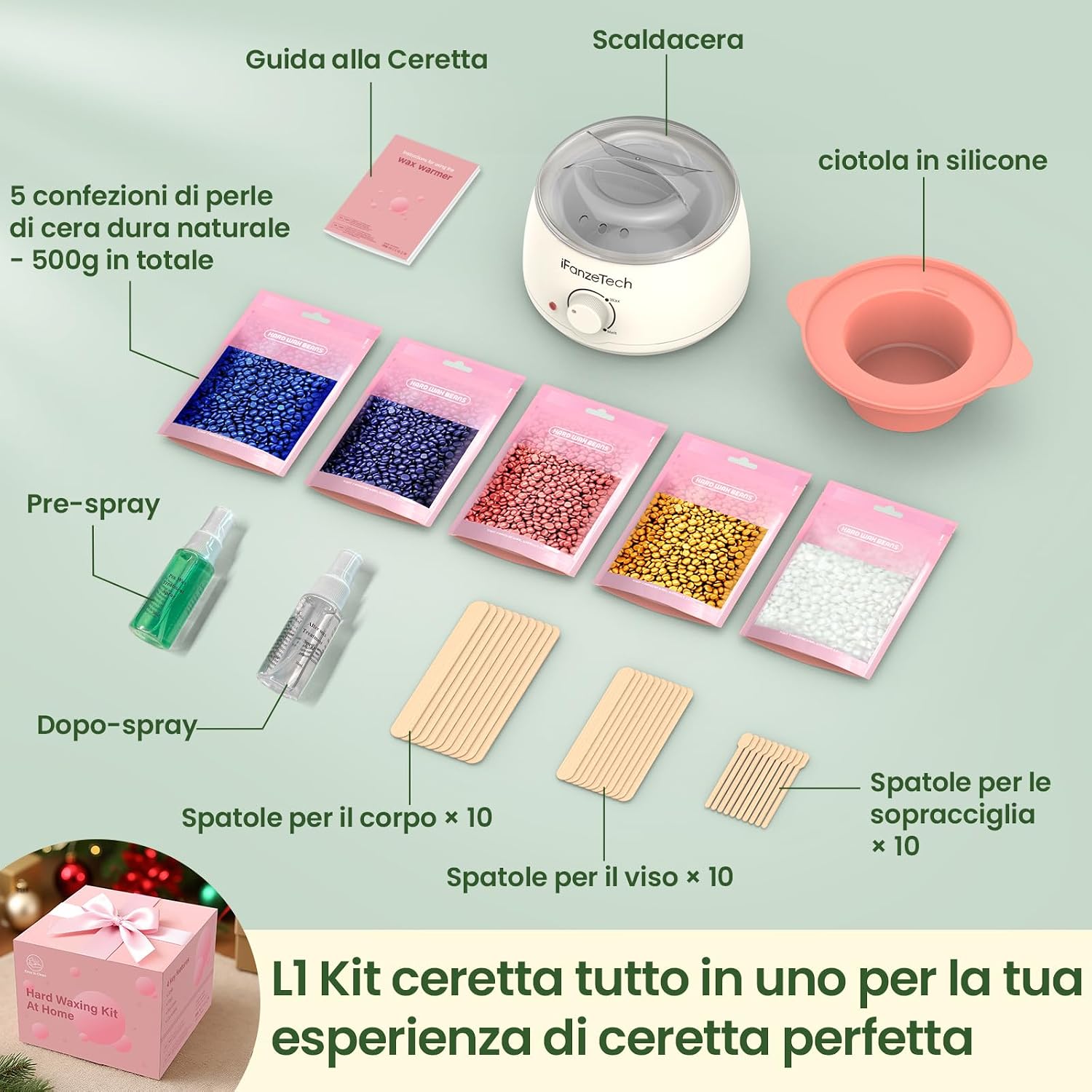 Thumbnail 4 de IFANZETECH Scaldacera 500 ml per depilazione a casa