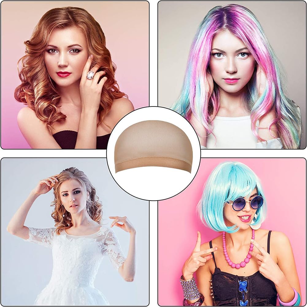 Thumbnail 6 de URAQT Wig Caps en filet pour perruque (lot de 8, neutres) – bonnets unisex