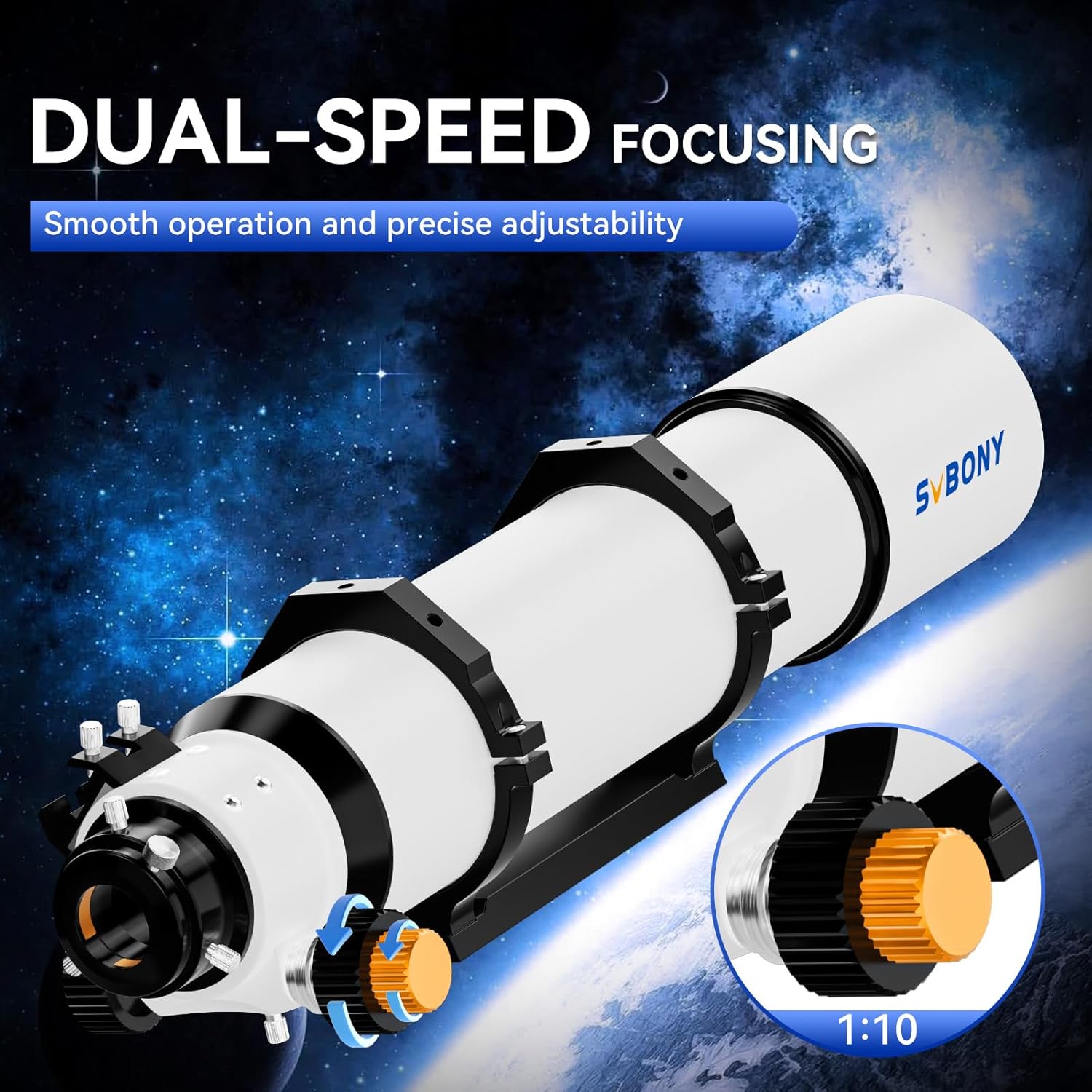 Thumbnail 3 de SVBONY SV48P 102mm Refractor Telescope