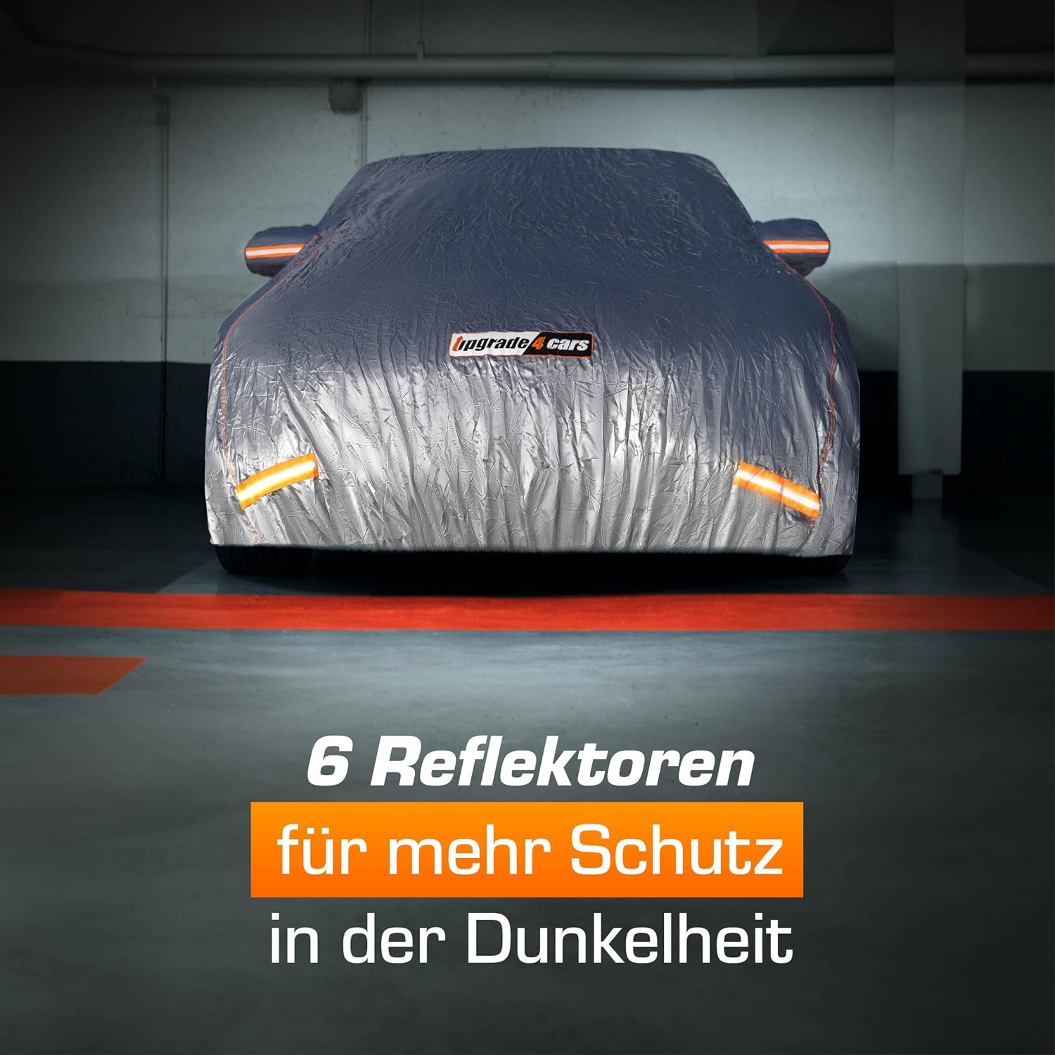 Detalle de Upgrade4cars Autoabdeckung Outdoor Vollgarage – SUV Größe M (432 × 185 × 145 cm)