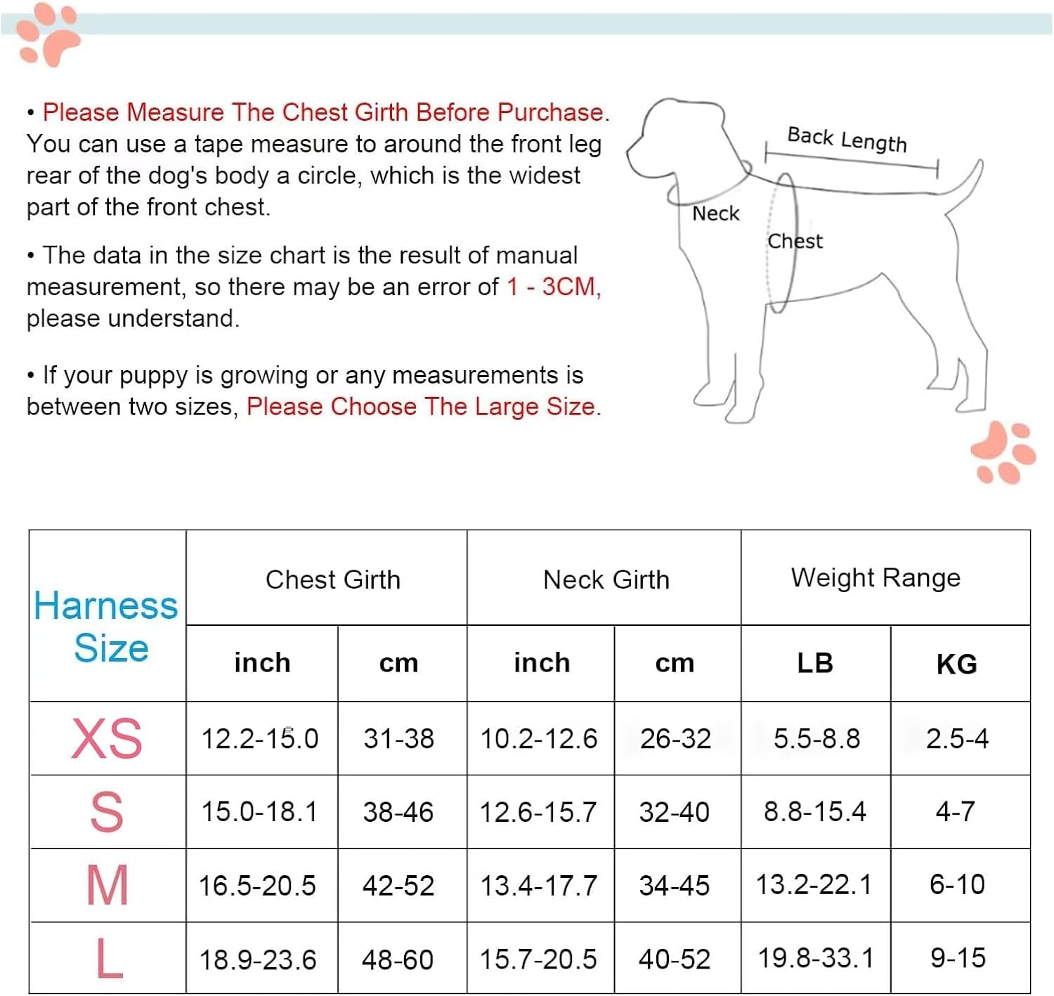 Detalle 2 de FEimaX No Pull Dog Harness and Lead Set for Small to Medium Dogs