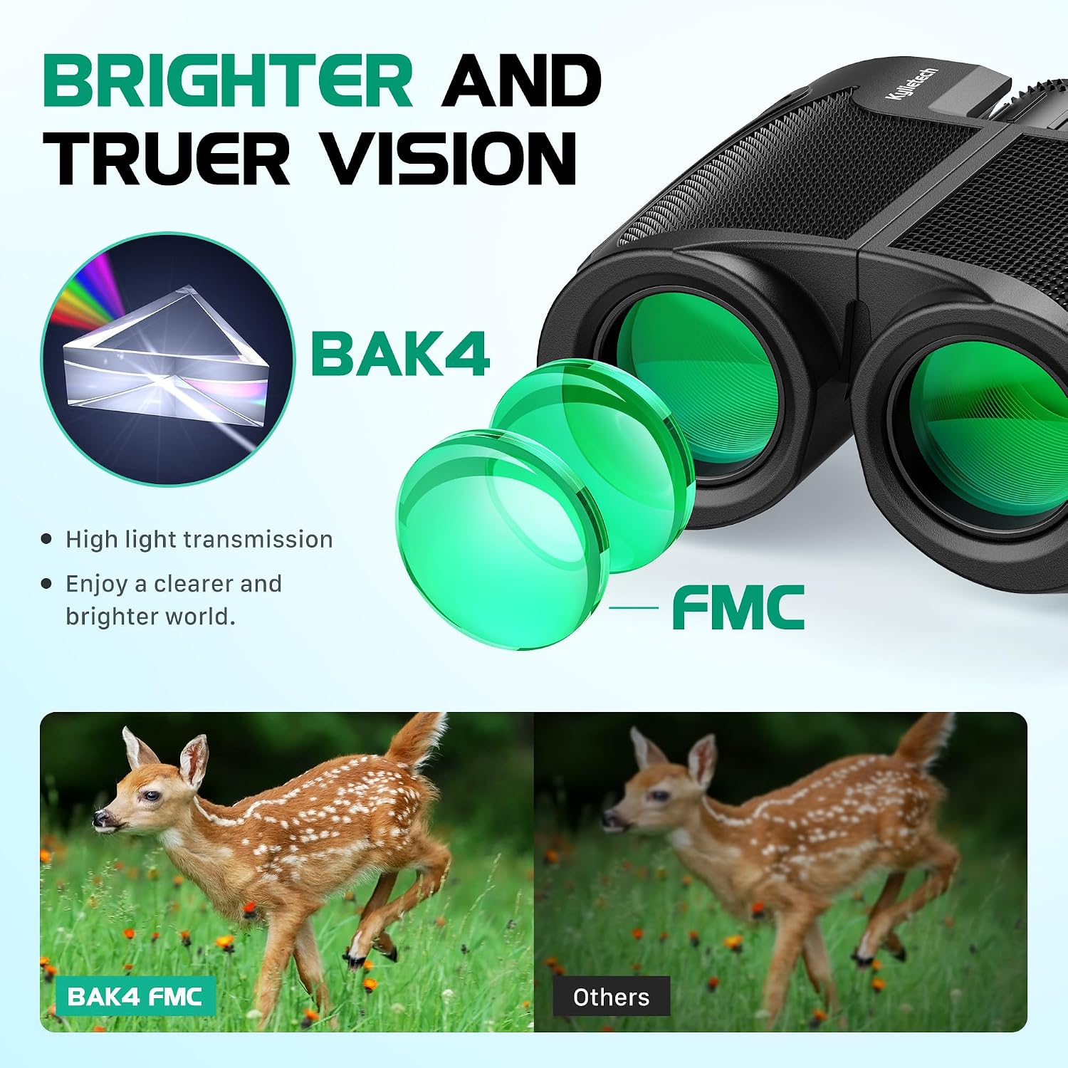 Thumbnail 2 de Kylietech Compact Binoculars 12x25 – Lightweight, Waterproof and Versatile