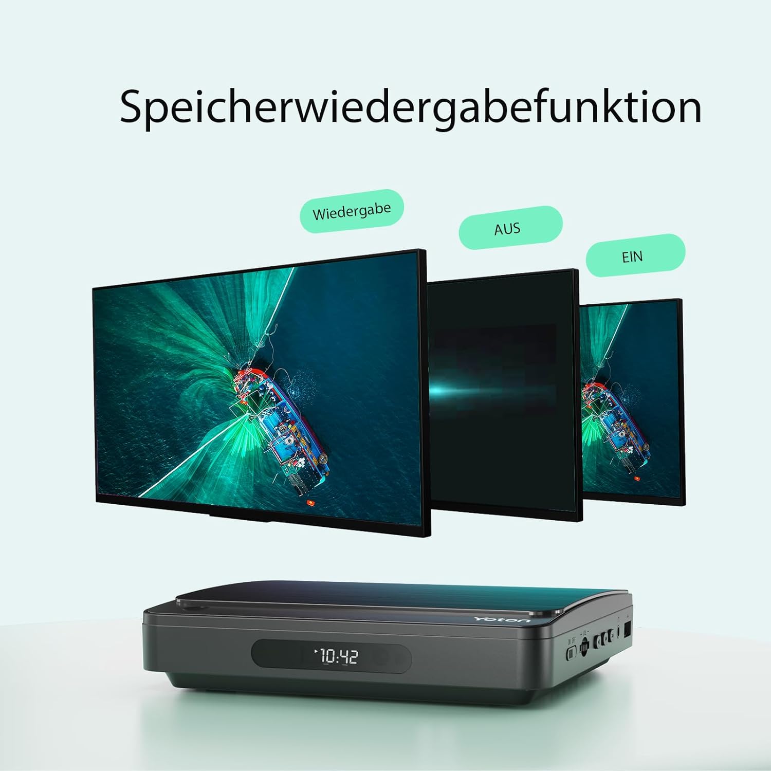 Thumbnail 5 de Mini DVD Player HD Upscaling 15,1 cm