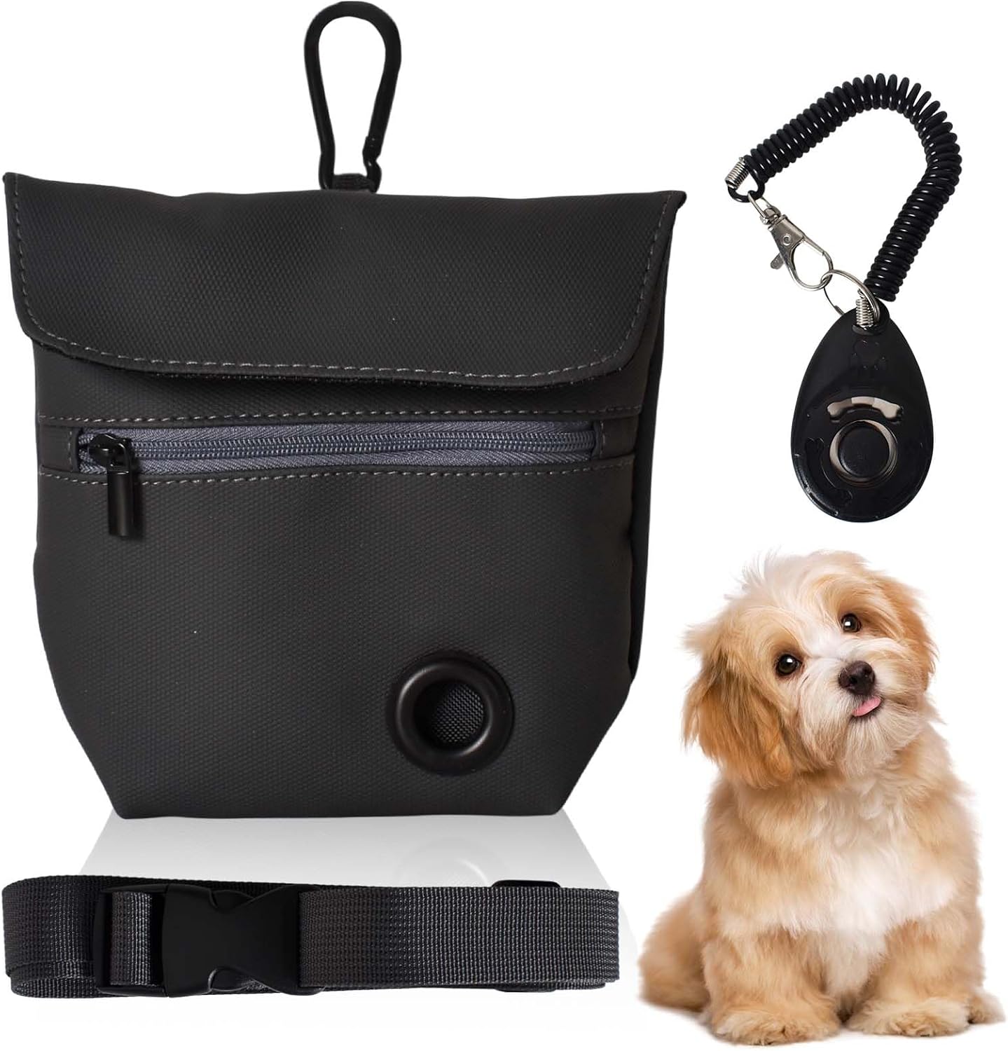Detalle de Eclove Hundeleckerli Tasche mit 15,5 cm