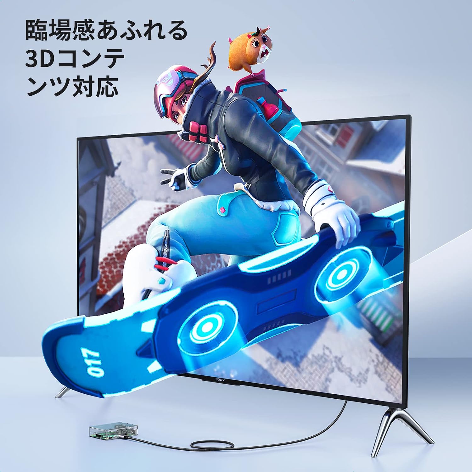 Thumbnail 3 de UGREEN 15515 ミニHDMI-HDMIケーブル 2m HDMI 2.1 8K/60Hz 双方向伝送