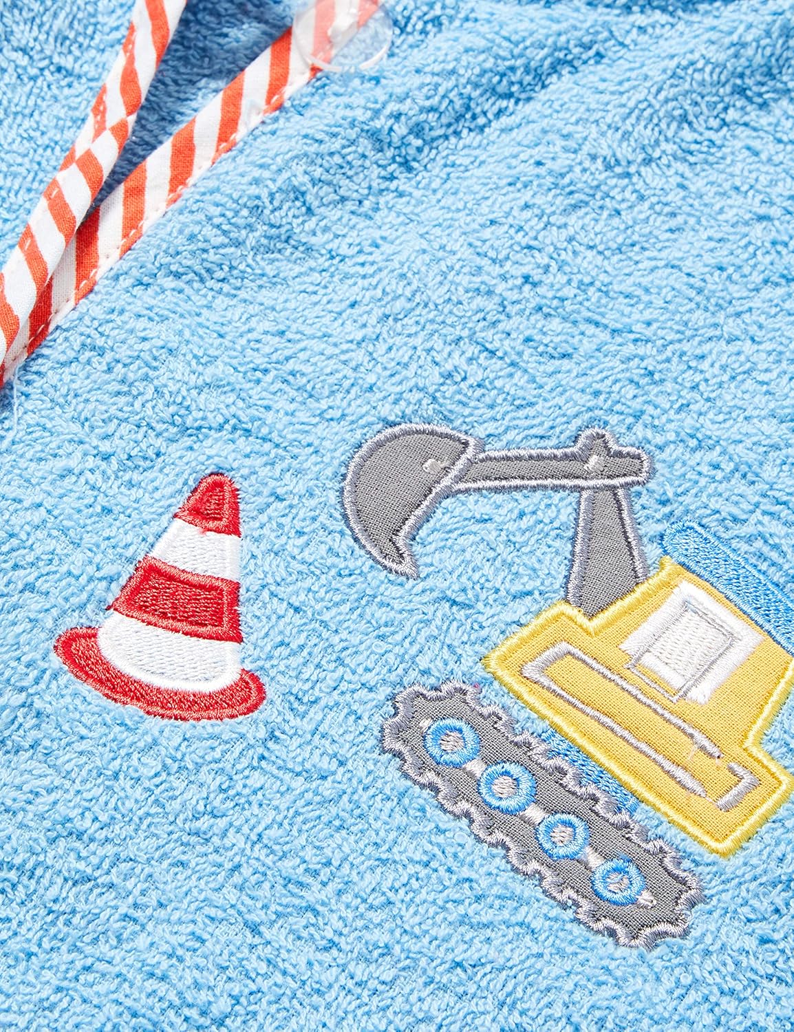 Detalle de Playshoes Frottee Bademantel Schildkröte per bambini – morbido, caldo e pronto all’uso