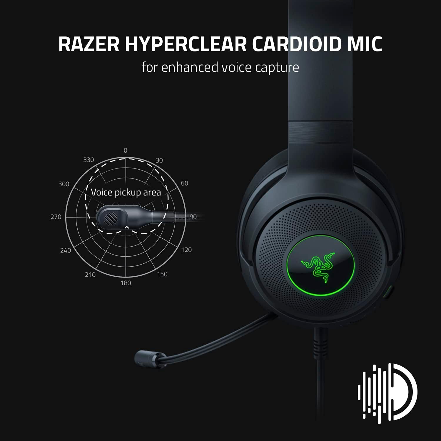 Detalle 2 de Razer Kraken V3 X Wired USB Gaming Headset 7.1