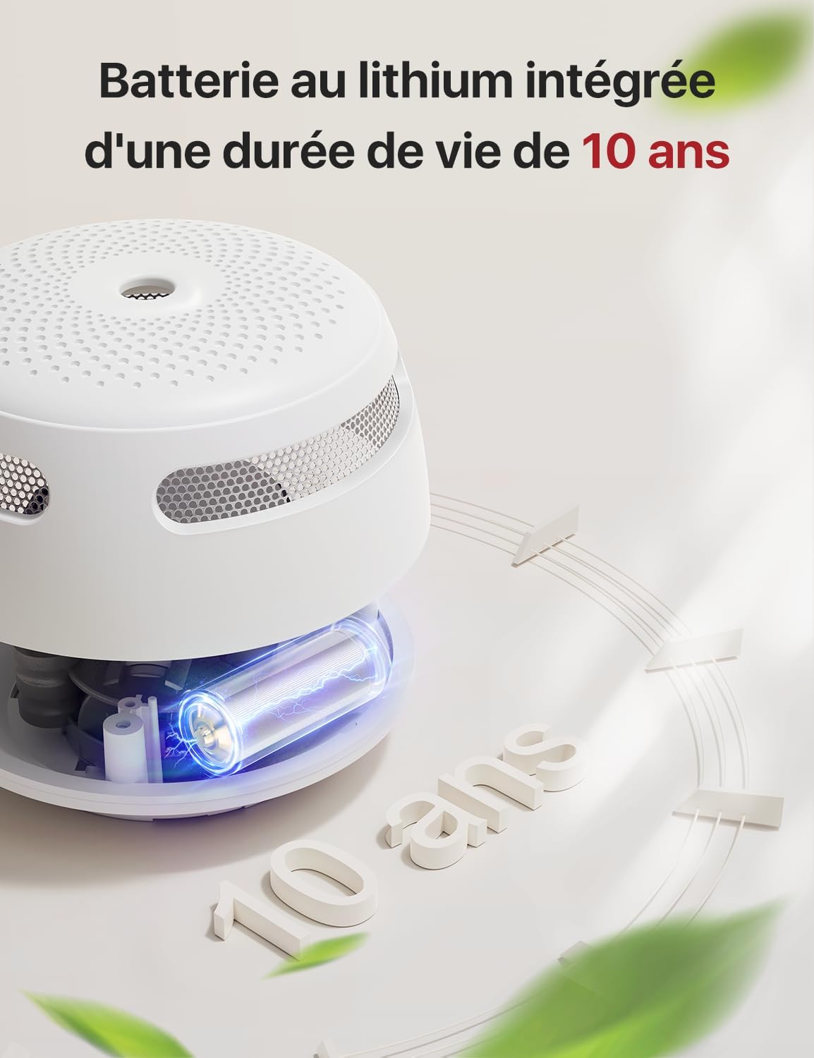 Detalle de X-Sense Mini-Détecteur de Fumée XS01 — Lot de 12, autonomie 10 ans, EN 14604, capteur photoélectrique