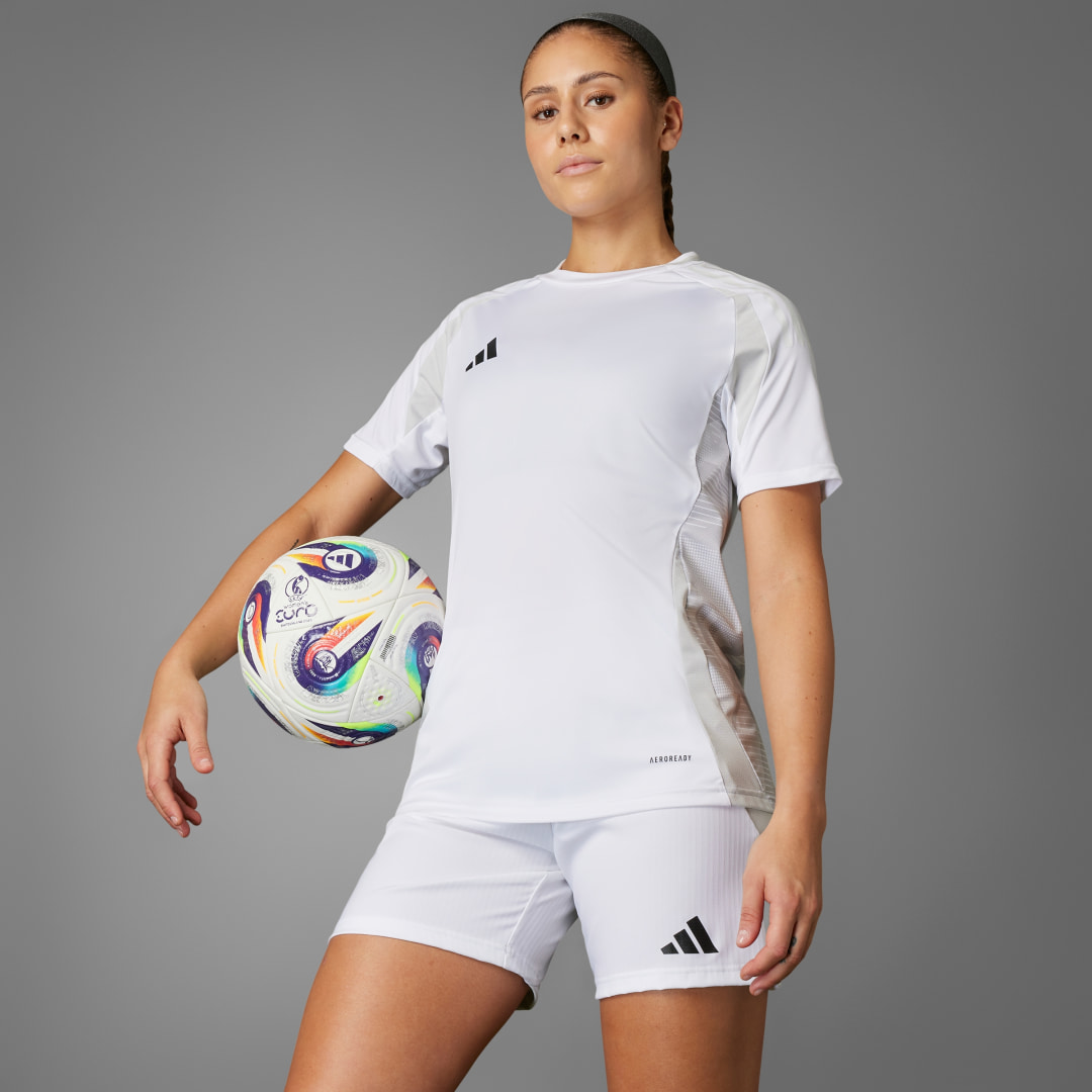 Thumbnail 1 de Balón oficial Euro25 Femenina de Adidas — blanco