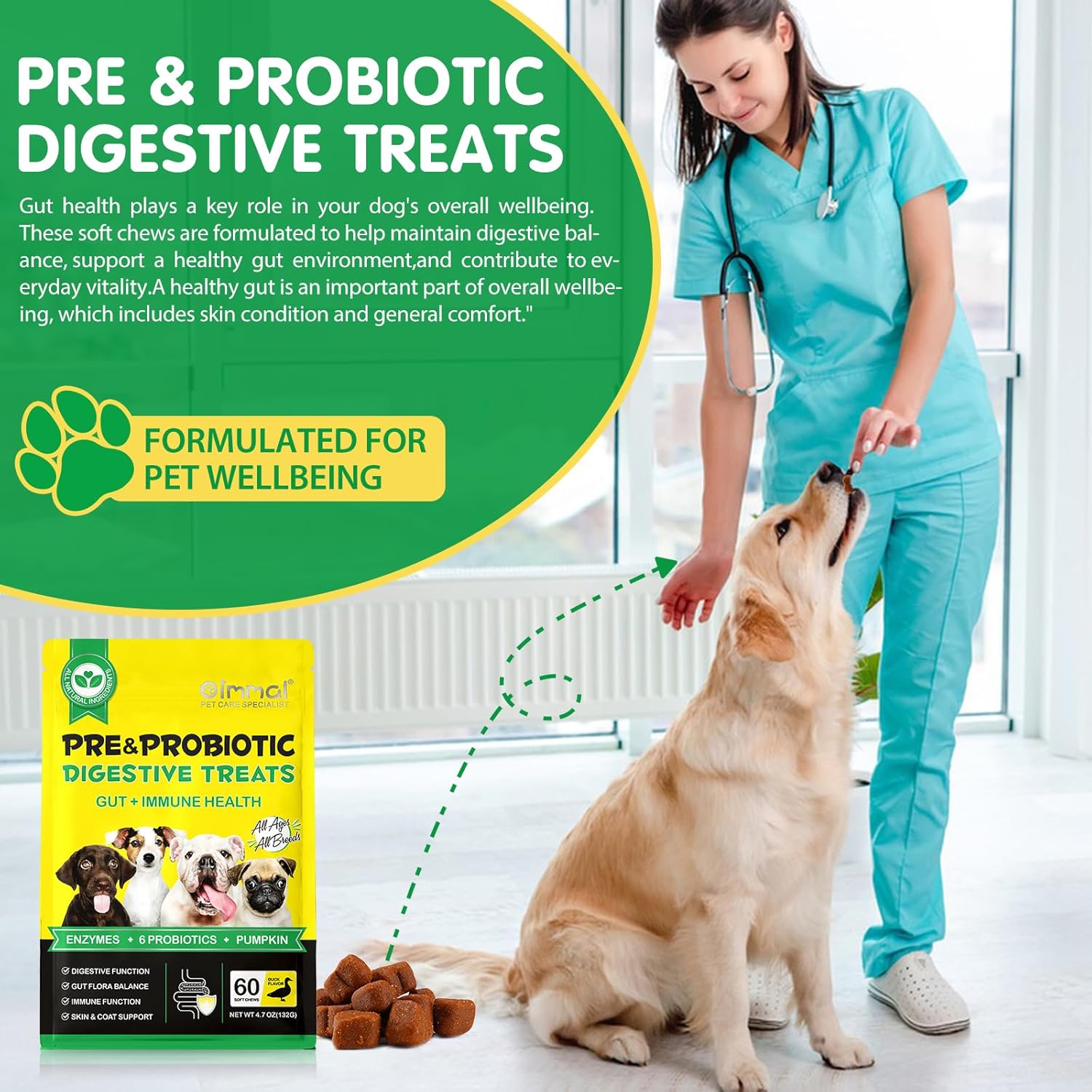 Thumbnail 4 de Masticatori Probiotici per Cani per digestione e pelle