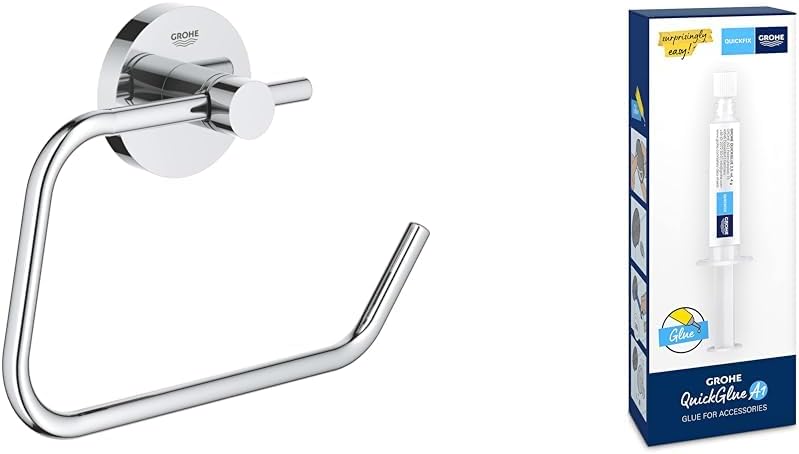 Thumbnail 5 de GROHE QuickFix Start – Dérouleur de Papier Toilette mural noir mat, 44 x 119 mm