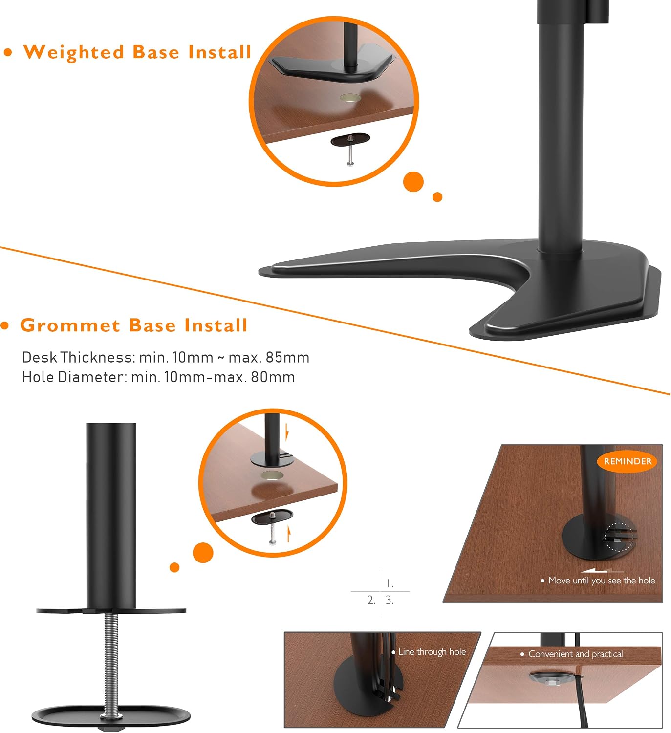 Thumbnail 2 de BONTEC Dual Monitor Stand 13–27" 10kg