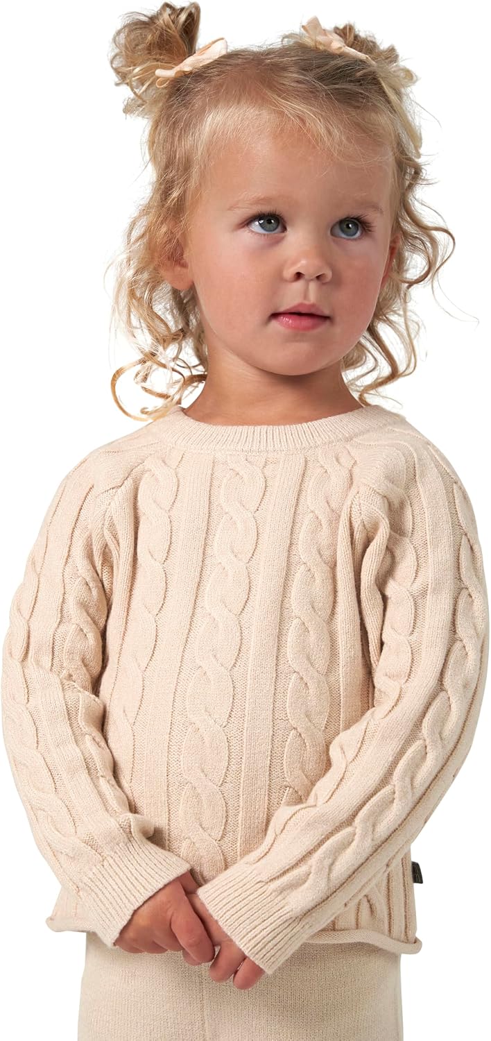 Detalle 2 de Modern Moments by Gerber Toddler Sweater and Wide-Leg Pants Set, 3T