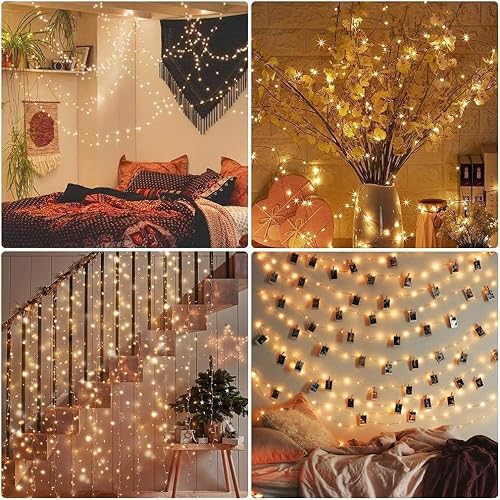 Thumbnail 1 de Hoteril Luci Albero di Natale, Luci da Esterno USB 12 m con Interruttore – LED 2700K