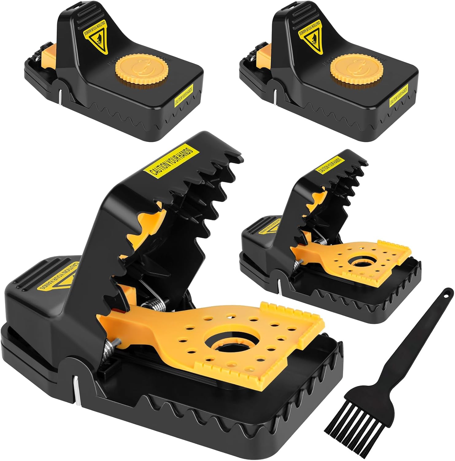 Detalle de Rat Traps 4-Pack Super Heavy Duty snap traps 🐭