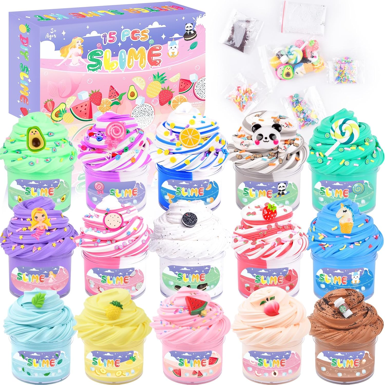 Detalle de Butter slime kit 15 pack for kids