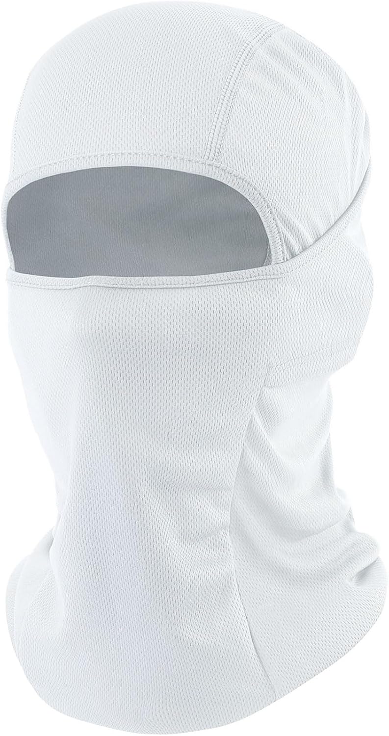 Detalle de fuinloth Cagoule moto/balaclava avec masque – protection UV UPF50+, séchage rapide et anti-vent