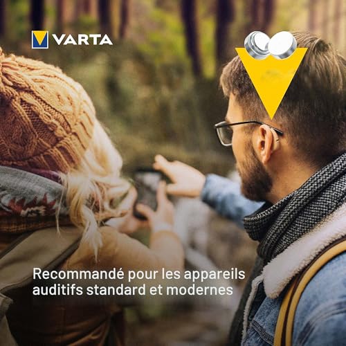 Thumbnail 9 de VARTA Piles auditives type 312, brun – lot de 60 | Power on Demand, Made in Germany
