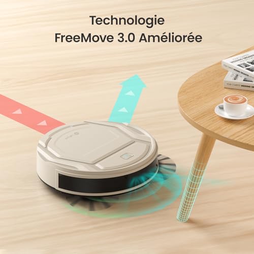 Thumbnail 4 de Lefant Aspirateur Robot M210P Champagne — Forte aspiration 2200Pa, 120 min, connexion WiFi/Bluetooth/Alexa