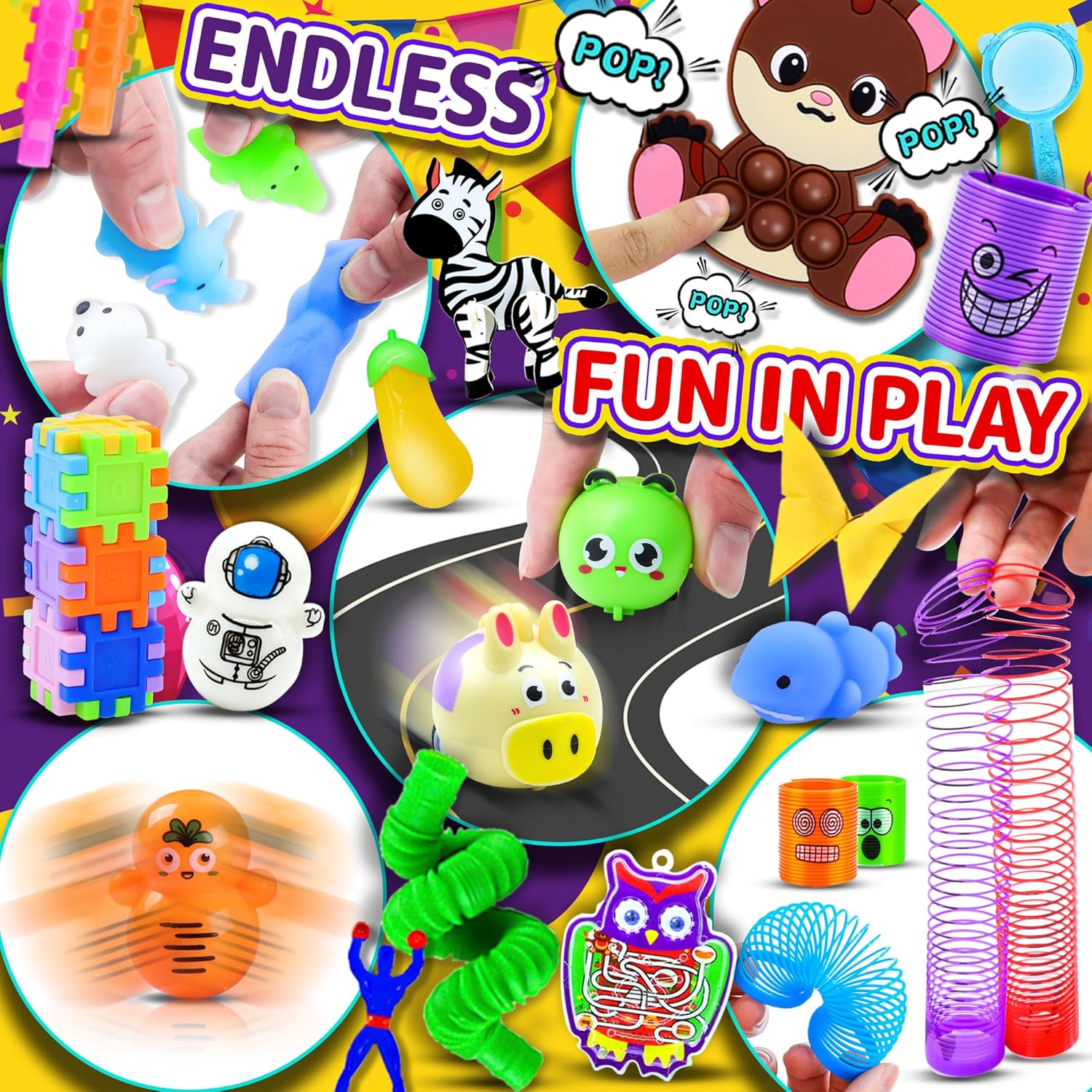 Detalle 2 de 1000 PCS Party Favors Bulk Fidget Toys for Kids