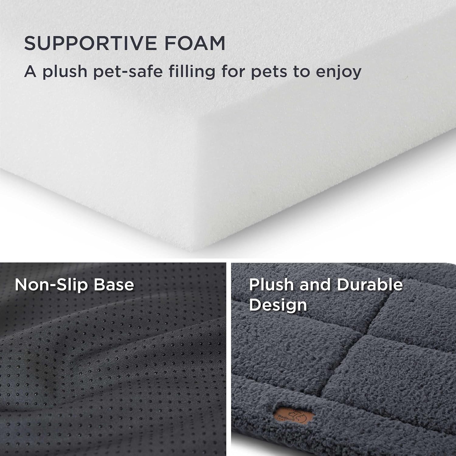 Thumbnail 2 de Bedsure Medium Dog Bed Mat 74x53 cm