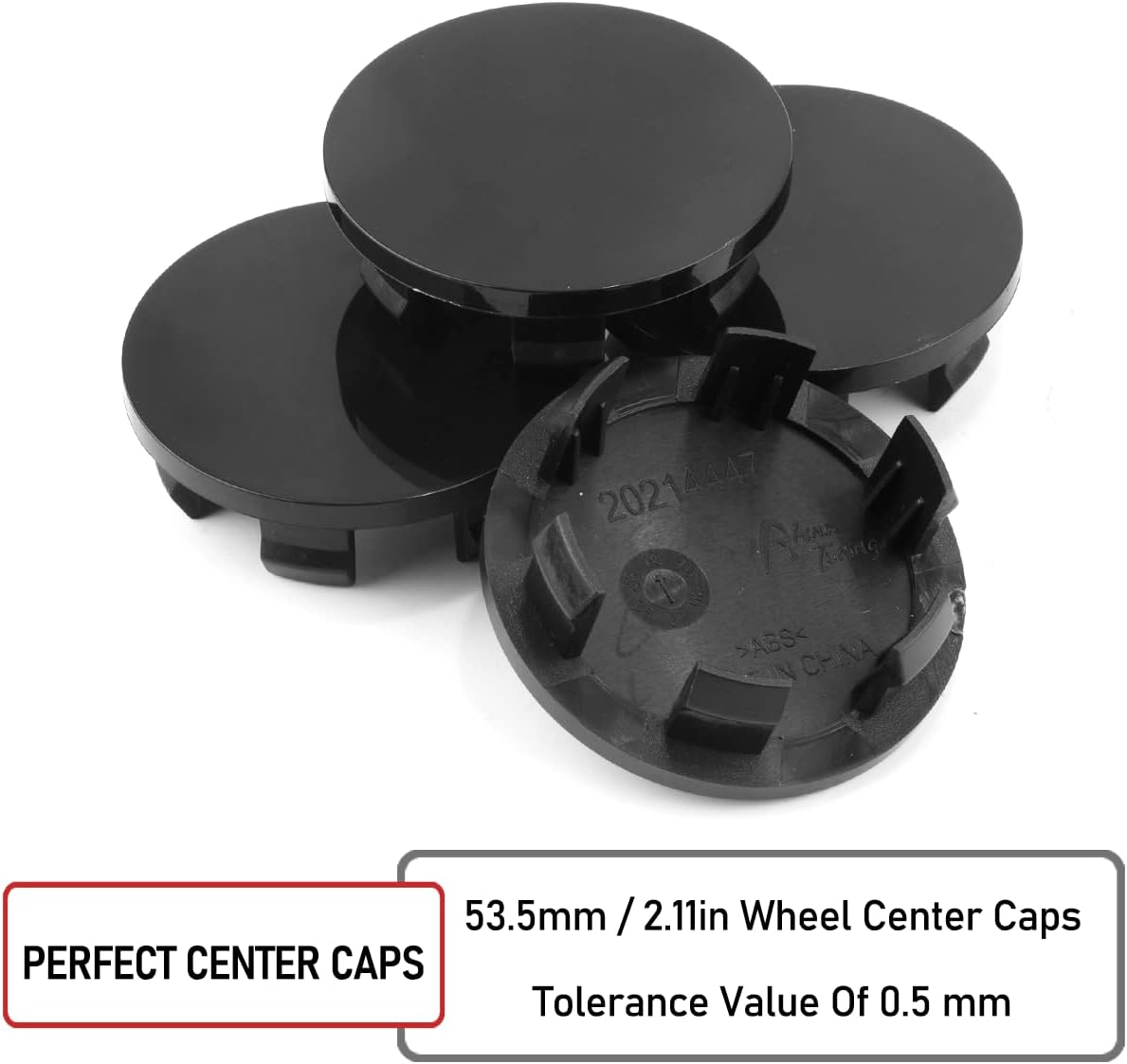 Thumbnail 5 de RhinoTuning 4 Pack 53.5 mm Wheel Centre Caps for 2005–2010 Cobalt / Impala / Monte Carlo / Malibu