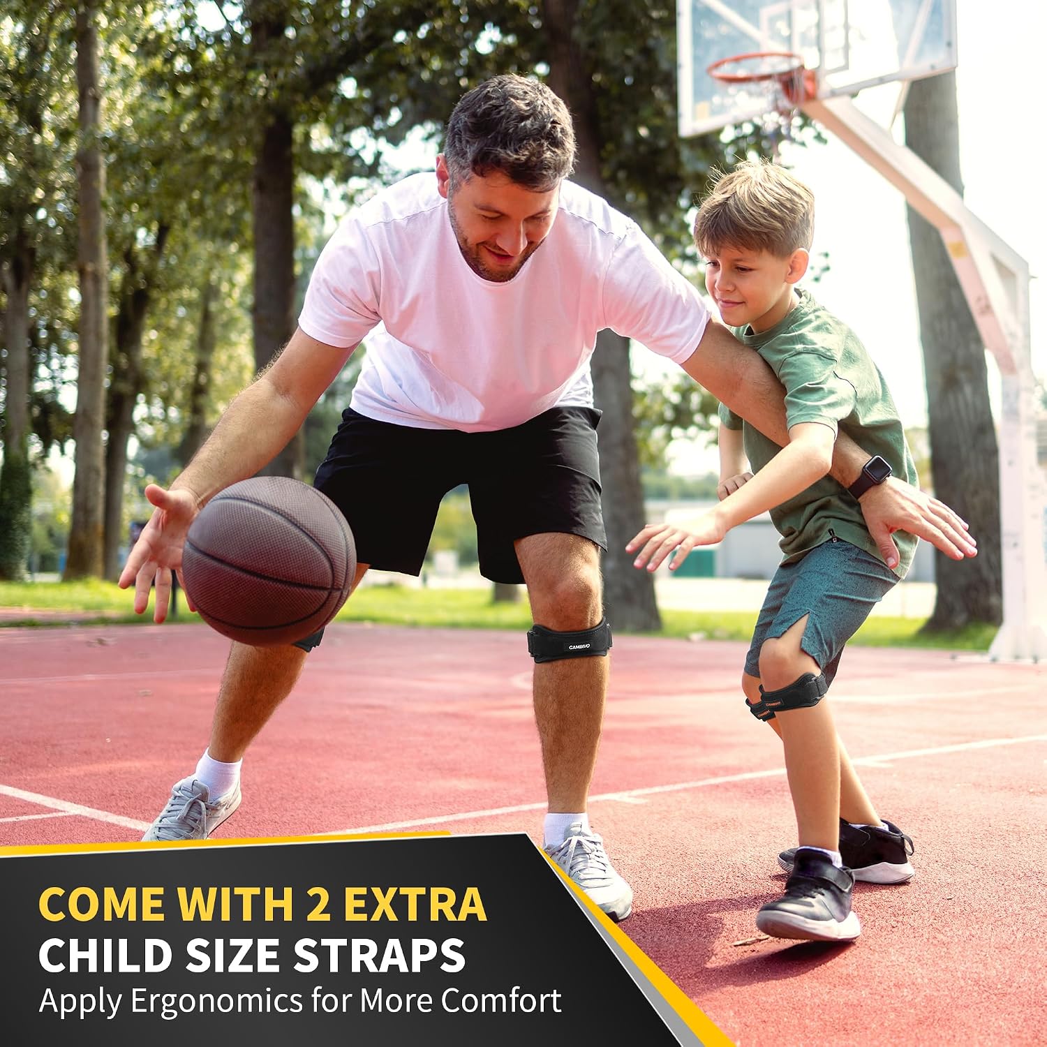 Thumbnail 4 de CAMBIVO 2 Pack Patella Tendon Knee Strap