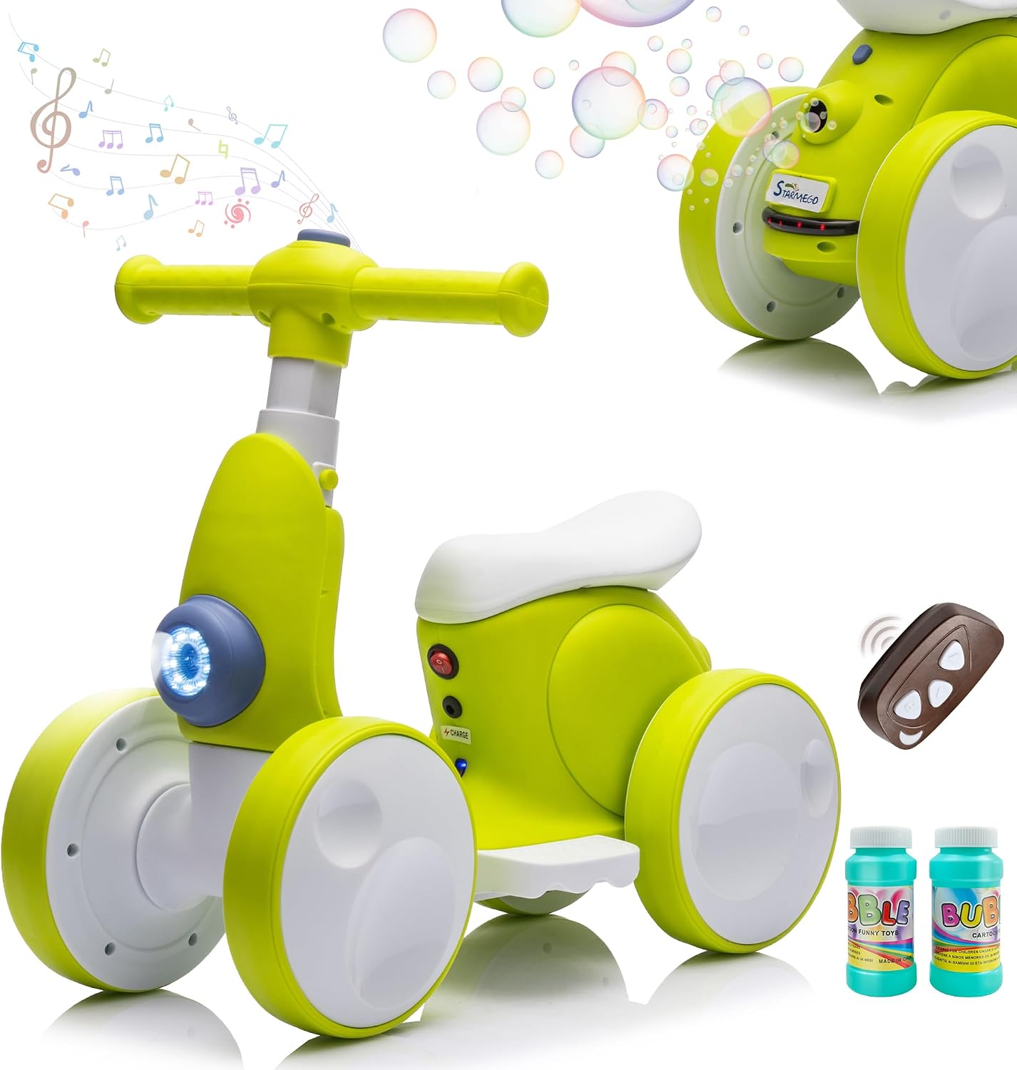 Detalle de Ydier Electric Balance Bike, 6V
