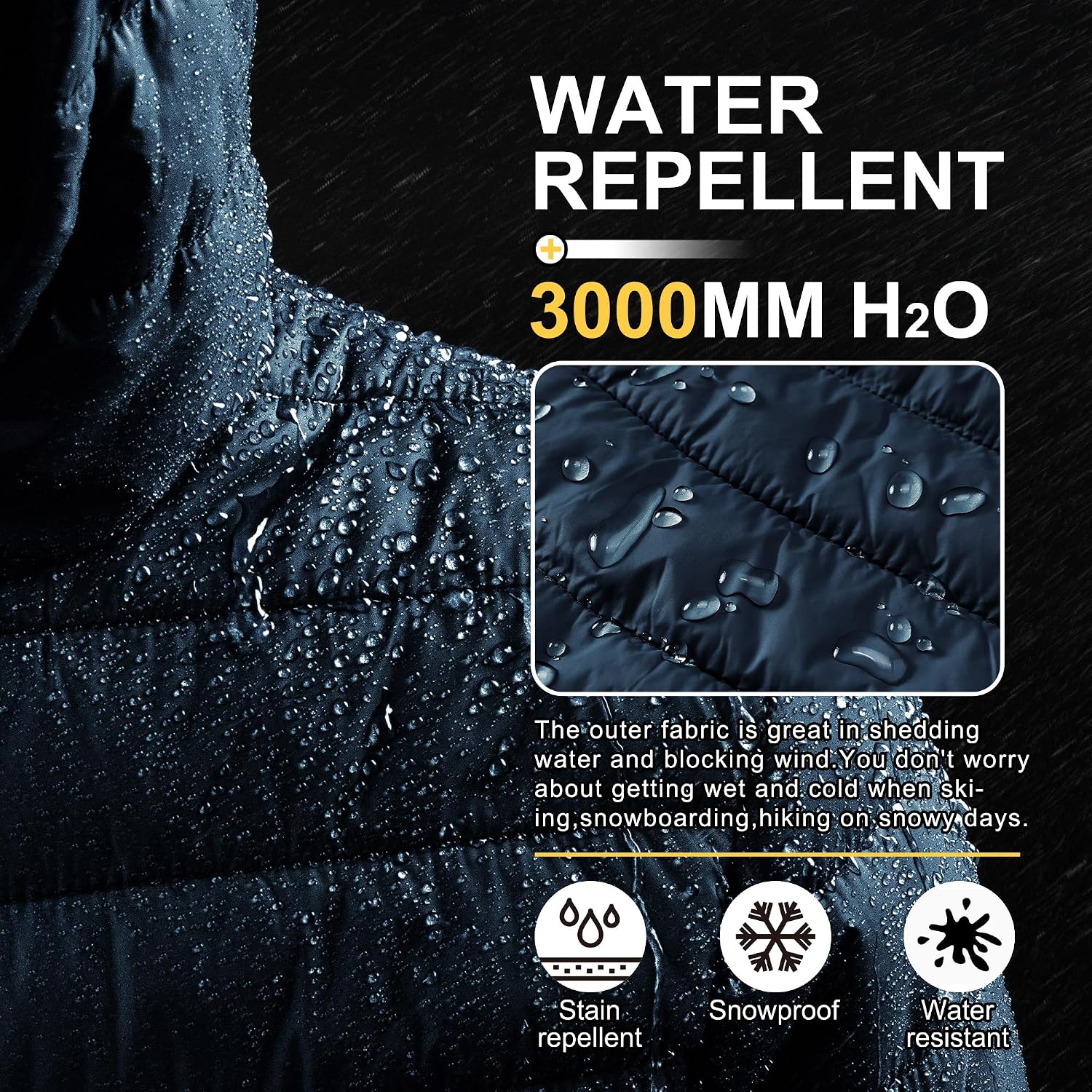 Thumbnail 2 de Outdoor Ventures Steppjacke Herren 3000 mm