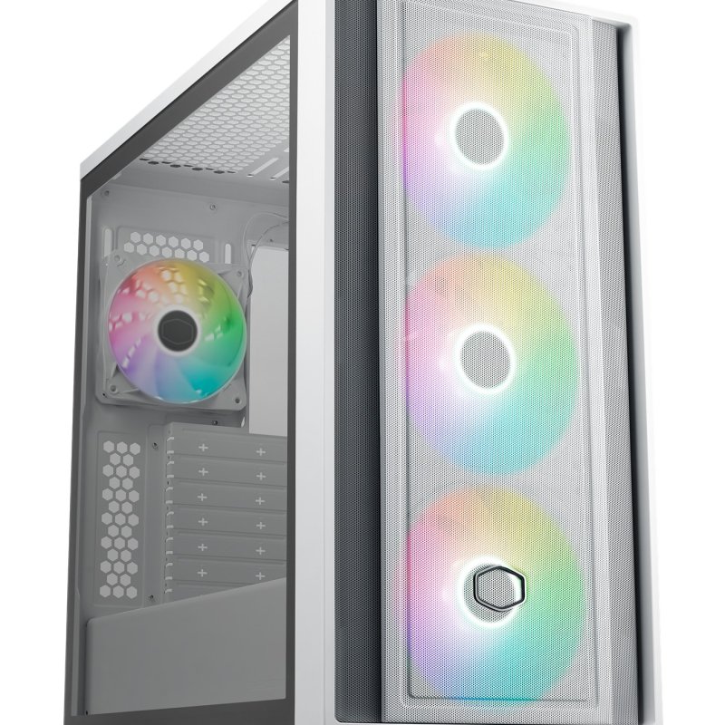 Thumbnail 3 de Cooler Master MasterBox 600 RGB Blanca — Full Tower con USB-C