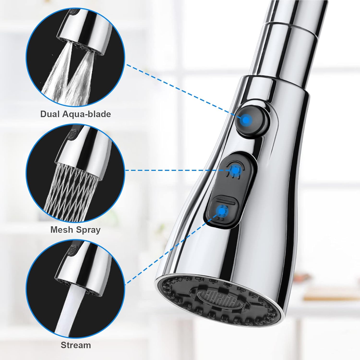 Detalle de OSDUE Kit Aeratore Rubinetto 360° 💧