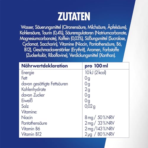 Detalle 2 de Red Bull Zero Calories: Energieschub ohne Kalorien oder Zucker