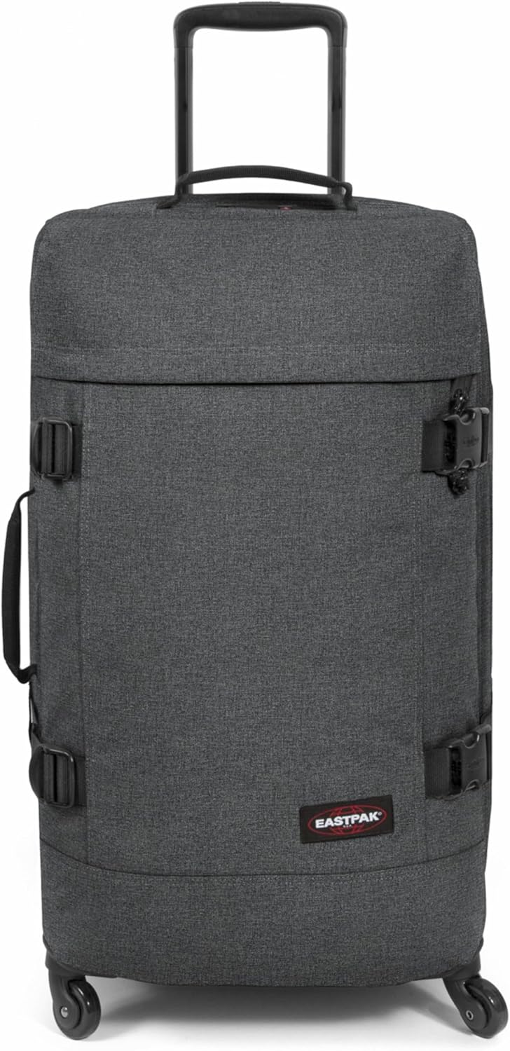 Detalle de EASTPAK TRANS4 M Valise – 68 L, 70 x 39 x 28 cm, Black Denim Gris
