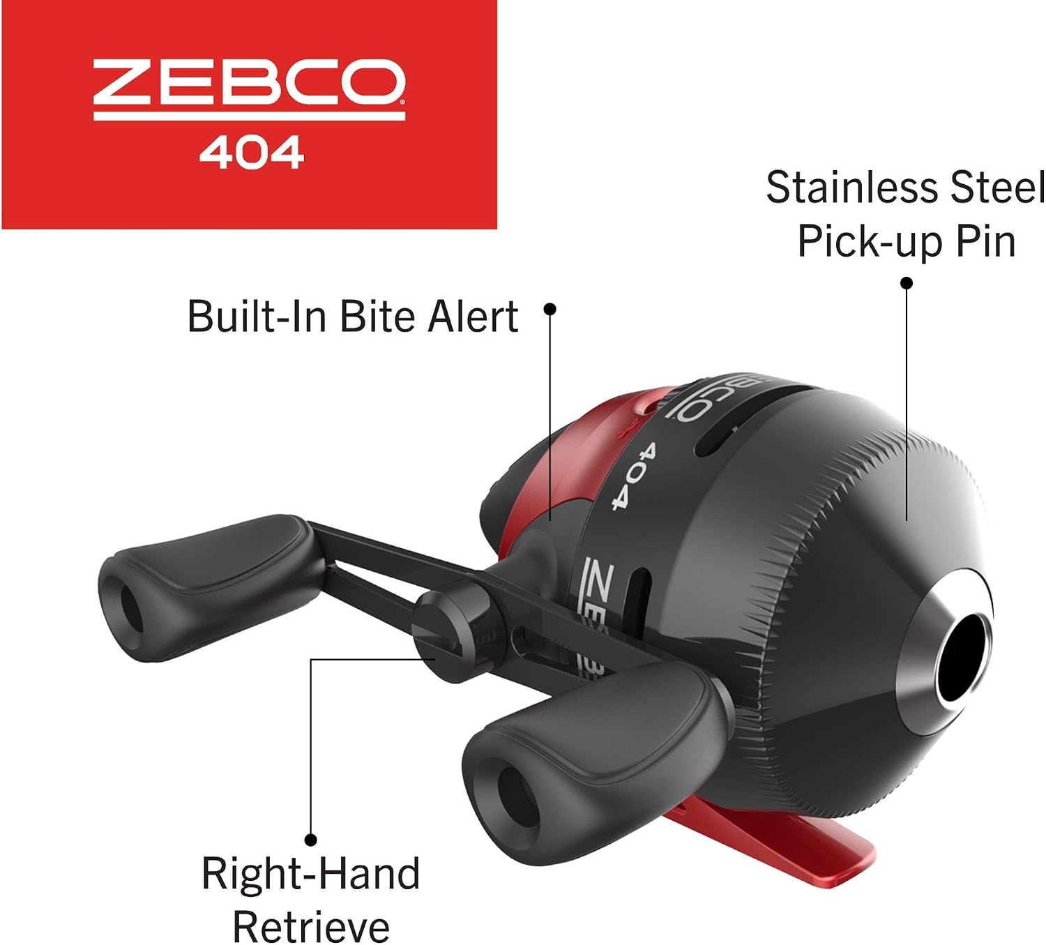 Thumbnail 5 de Zebco 202 & 404 Spincast Reels and Fishing Rod Combos (2-Pack) with Pre-Spooled Line