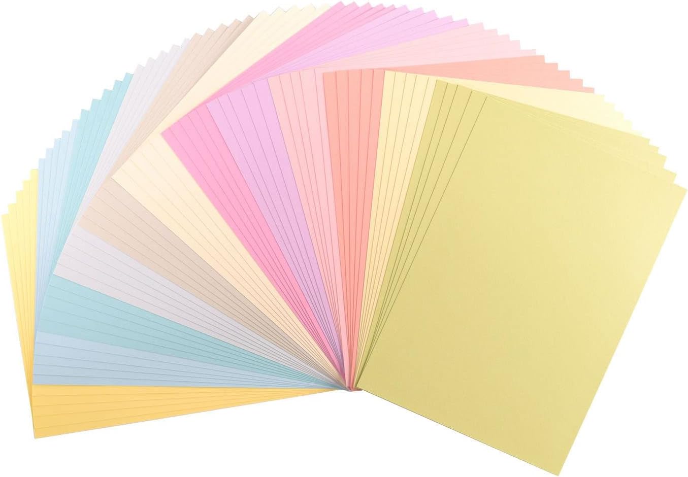 Detalle de Florence Papier Cartonné Lisse A4 Pastel – 216 g/m², kit 12 couleurs (12 × 5 feuilles)