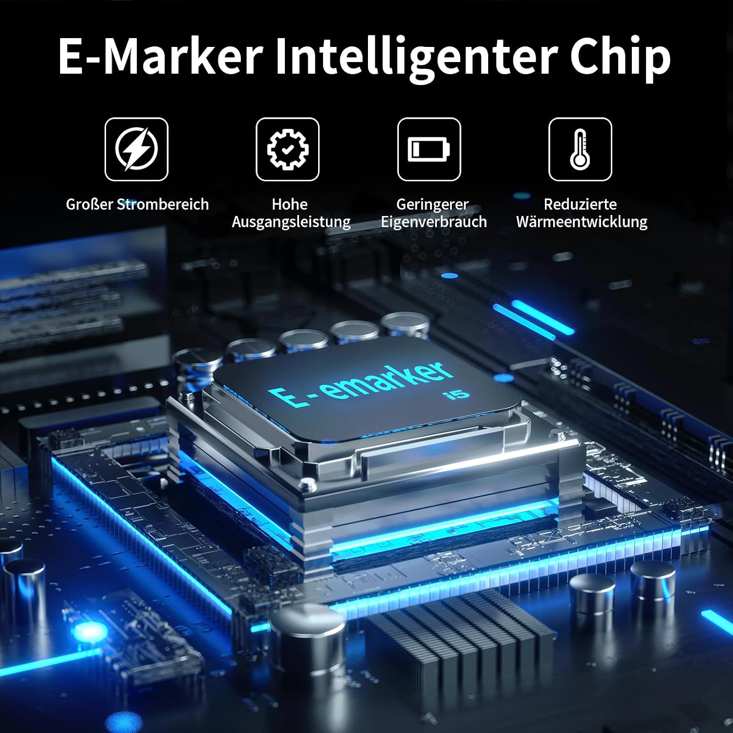 Detalle de YEREADW USB-C Tester Messgerät mit Anzeige für Schnellladeprotokolle (3,3–50 V, bis 12 A)