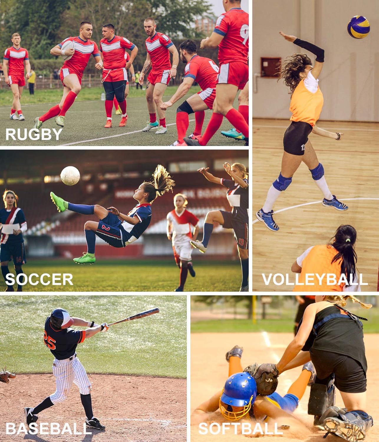Thumbnail 4 de CS CELERSPORT 2/3 Pack Tube Socks for Baseball, Soccer, and Softball