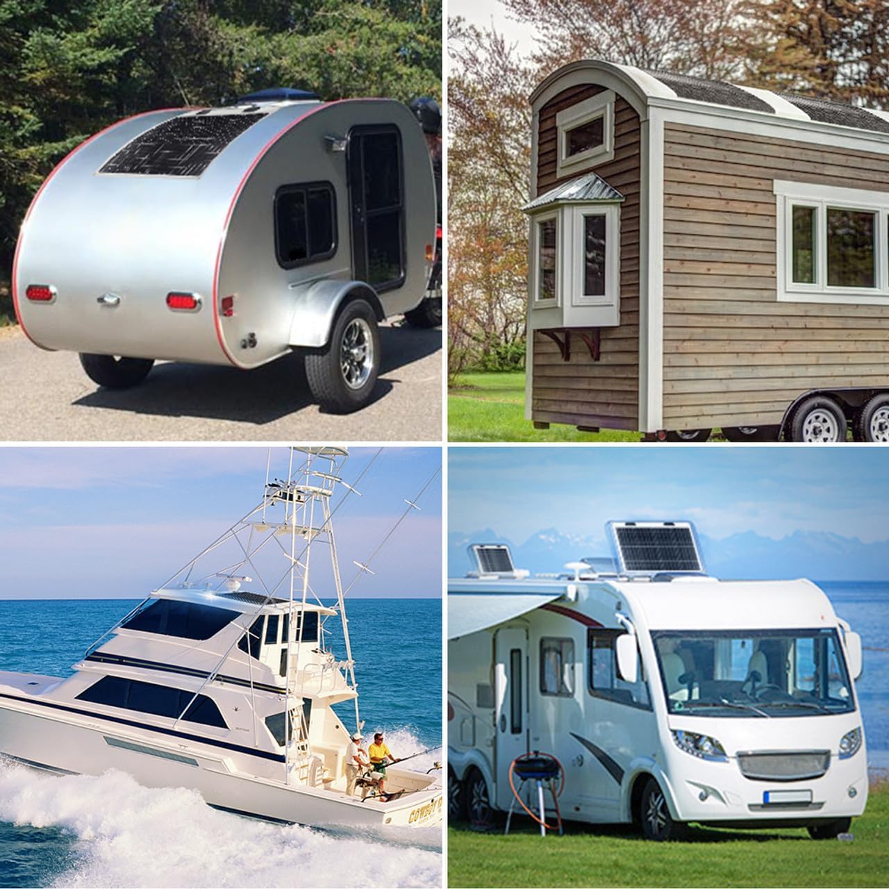 Thumbnail 6 de Renogy Flexible Solar Panel 50W 12V Monocrystalline — ultra-flexible for off-grid curved surfaces