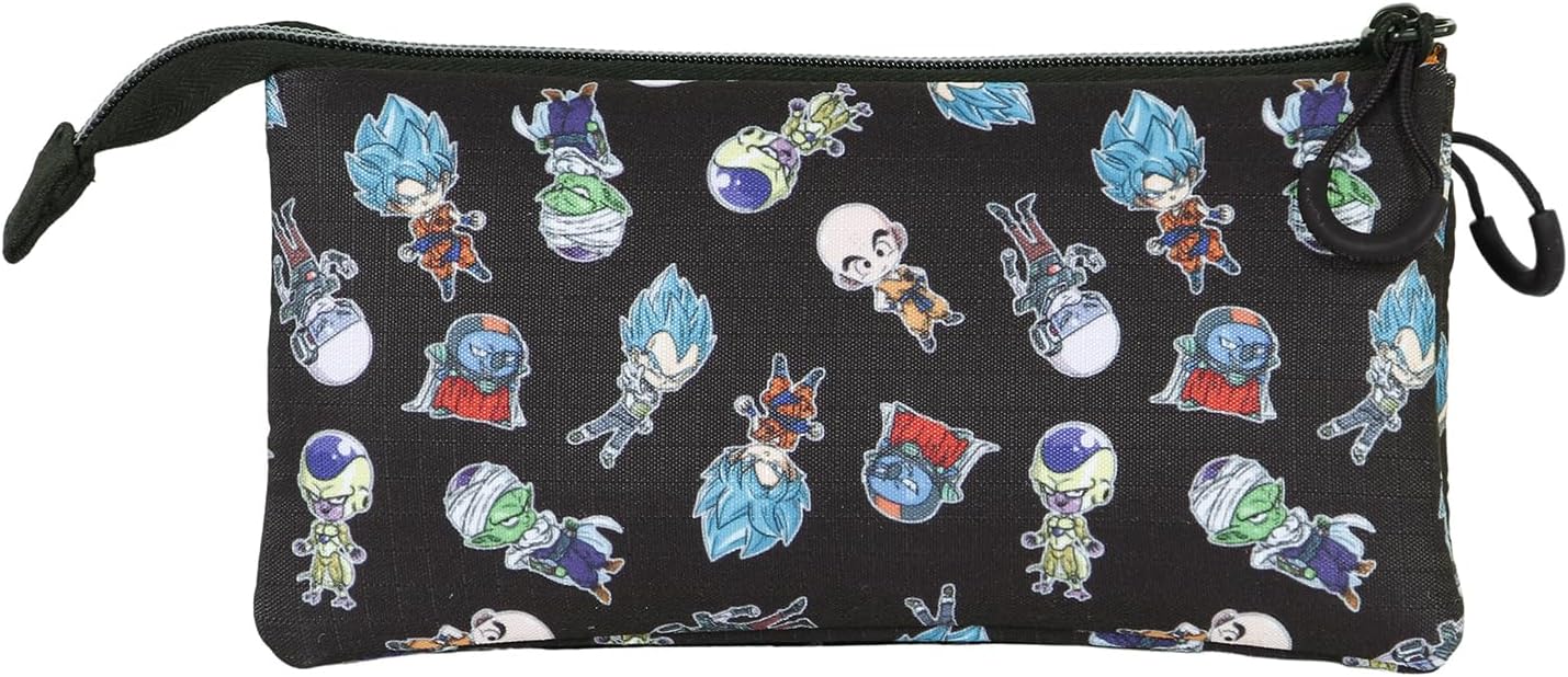Thumbnail 2 de Estuche Portatodo Triple Dragon Ball Androids, Negro 23x11 cm 🐉