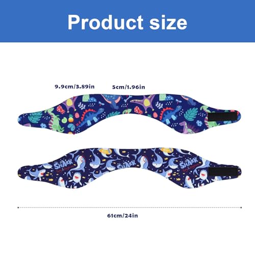 Thumbnail 1 de HERKINDNESS 2 Pcs Swimming Headband – Adjustable Neoprene Ear Protection for Kids
