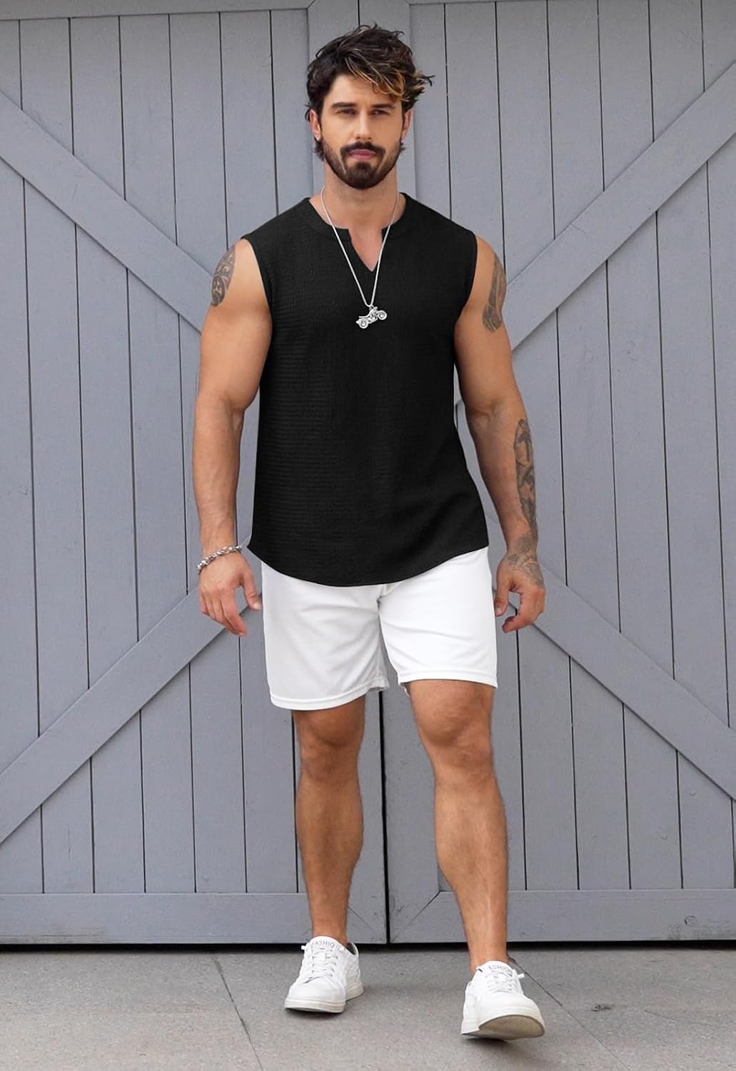 Thumbnail 3 de MLANM Men's Vests Tank Top for Gym